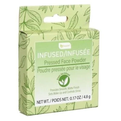 B·Pure Green Tea Infused Pressed Face Powder Matte Finish Sets Makeup 0.17 oz - Image 1 of 4