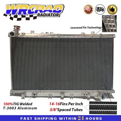 Radiador de aluminio compatible con Chevrolet SS 2014 2015 2016 2017 sedán V8 6,2 L Foto 1 de 4