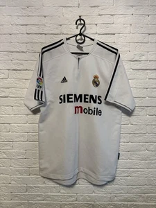 Vintage Adidas Real Madrid Zidane 03/04 FLP Jersey Home Football Shirt Sz M - Picture 1 of 8