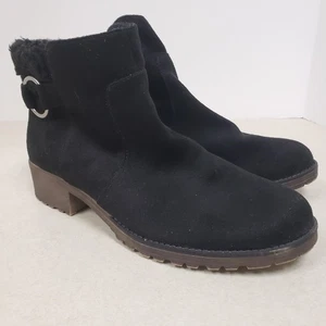 Sugar "Crossing 2" schwarze Wildleder-Booties mit seitlichem Reißverschluss Damengröße 7M - Bild 1 von 8