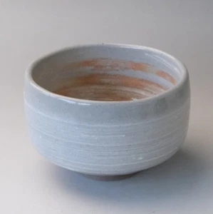 Ciotola da tè giapponese Matcha Chawan Honte Mino ware ceramica cerimonia del tè Giappone - Foto 1 di 6