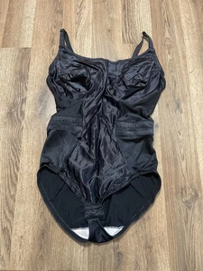 Cupid Bodysuit, Women's Size 42D, Black, Sleeveless, Stretchy Lingerie - Picture 1 of 7