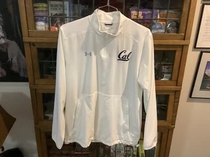 California Golden Bears weiß UNDER AMOUR 1/4 Zip L/S Pullover Jacke Gr. L - cool - Bild 1 von 13
