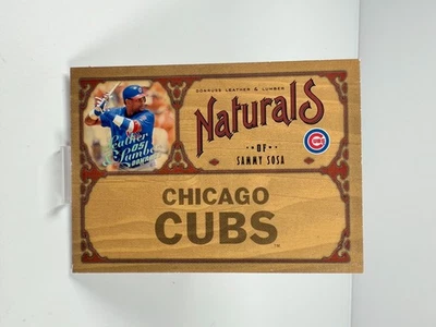 2005 Donruss Leather & Lumber - Naturals Sammy Sosa #N-19 Silver /100 - Image 1 of 2