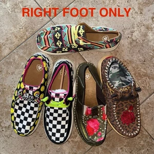 (SOLO ZAPATO DERECHO) TALLA 7 ARIAT HILO SLIDE AMPUTADO MUESTRA LOTE DE 5 MUJER PAQUETE - Imagen 1 de 12