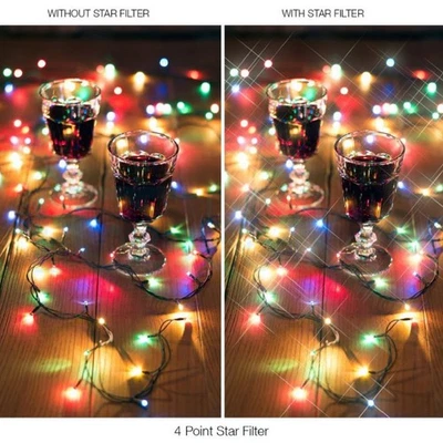 Star Filter 72mm Star Effect Filter 4 Points 6 Points 8 Points For Micro SLR - Image 1 of 4