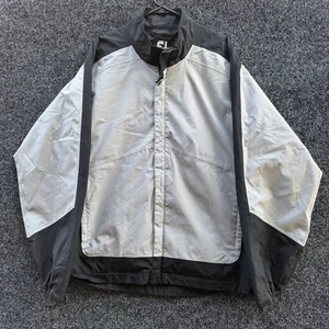 FootJoy DryJoys Herren grau schwarz Golf Full Zip Jacke Windbreaker XL sportlich - Bild 1 von 6