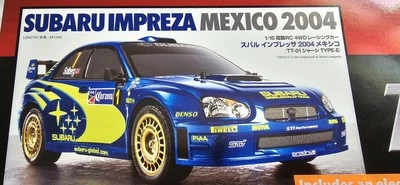 Tamiya 47372 Subaru Impreza Mexico 2004 1:10 TT-01E nur Karosserie Set - Bild 1 von 4