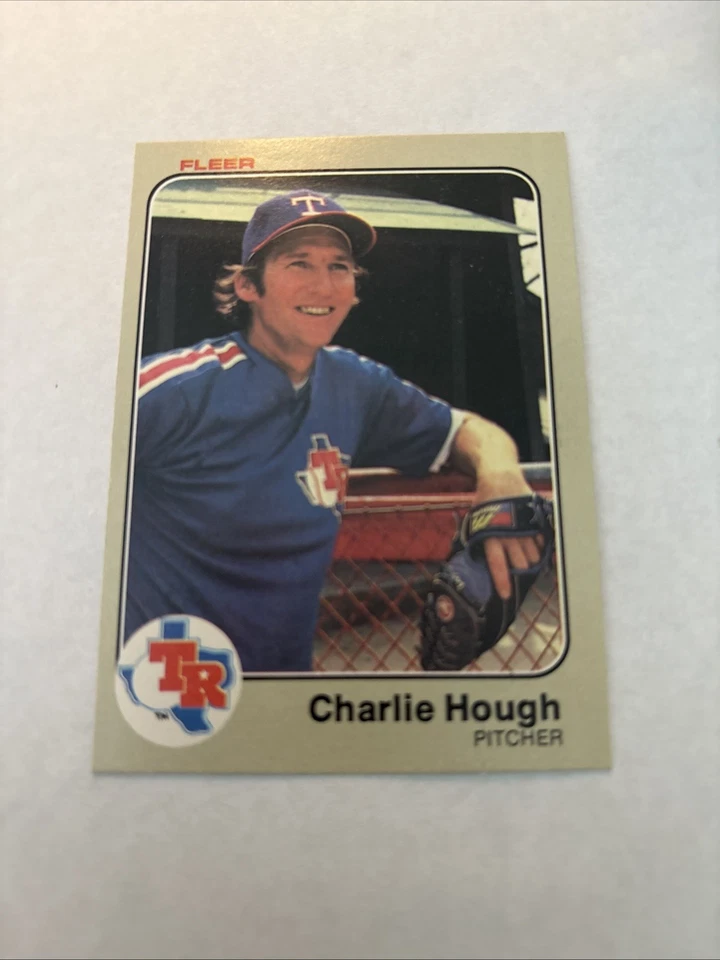 1983 Fleer Texas Rangers Charlie Hough #570 NM-MINT - Image 1 of 1