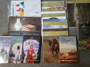 Good and the beautiful Highschool 2 Lang Arts Units 1-10 NEW, includes 5 novels - Picture 1 of 4