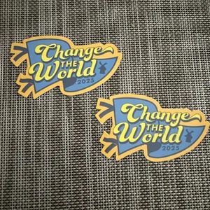 Dutch Bros Sticker Change The World 2 Stück - Bild 1 von 8