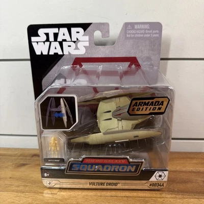Star Wars Micro Galaxy Squadron Armada Edition Vulture Droid 0034A ¡Envío rápido! Foto 1 de 4