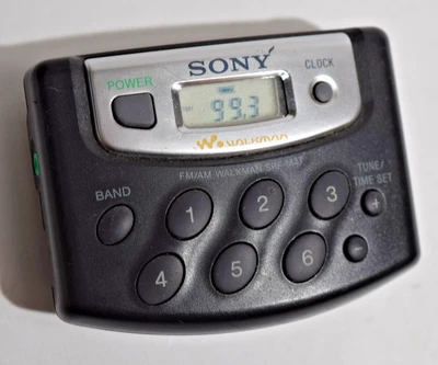 Sony Walkman SRF-M37 Portable AM/FM Band Radio w/ Belt Clip Works! - Image 1 of 4
