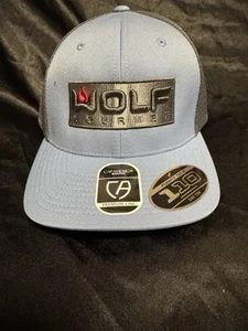 NUEVO Wolf Gourmet ADULTO Malla Camionero Gorra Gorra Ajustable America FlexFit 110 - Imagen 1 de 3