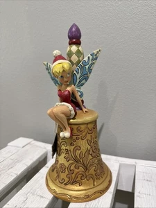 "Estatuilla Jim Shore Disney Showcase Tinker Bell Jingle 9"" Campana Navidad" - Imagen 1 de 10