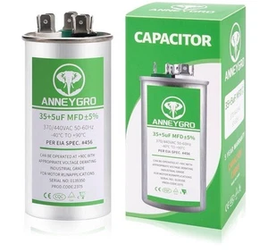 Kondensator 35/5 Uf Mfd±6% Dual Run AC Kondensator für HLK Systeme 370-440VAC CBB65 - Bild 1 von 7