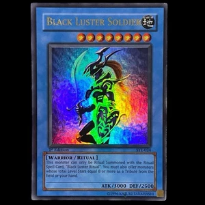 2004 YU-GI-Oh! Yugi Evolution Black Luster Soldier 1st Ed SYE-024 Ultra Rare EX - Picture 1 of 2