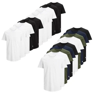 Jack&Jones Men's, 10er Pack - Jjenoa, short Sleeve, Crew Neck, Cotton - Picture 1 of 5