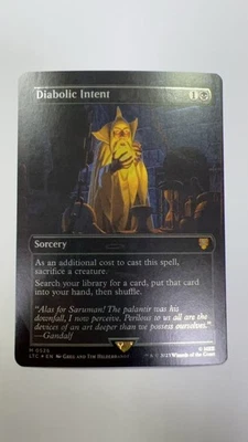 MTG LTC 0526 Diabolic Intent NM EN Borderless FOIL - Image 1 of 2