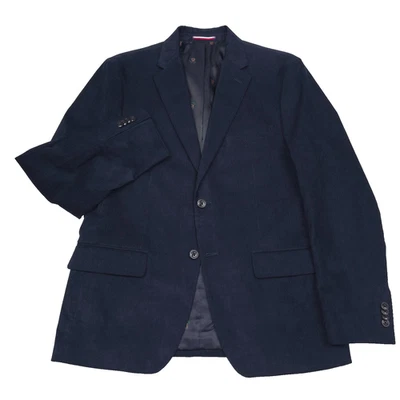 $295 Tommy Hilfiger Conrad Azul Pana Abrigo Deportivo Blazer Chaqueta Para Hombre Talla 40S Foto 1 de 4