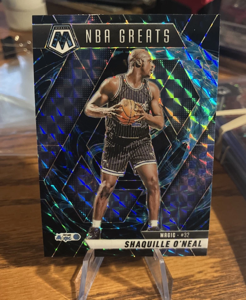 2024-25 PANINI MOSAIC NO297 NBA GREATS GENESIS PRIZM *ЧЕХОЛ ХИТ ШАКИЛ О'НИЛ - Изображение 1 из 4