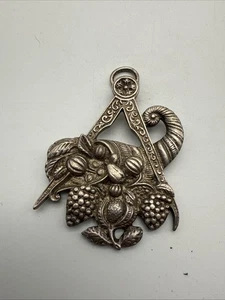 Collar de mayordomos masónicos artesanales joya cornucopia - Imagen 1 de 2
