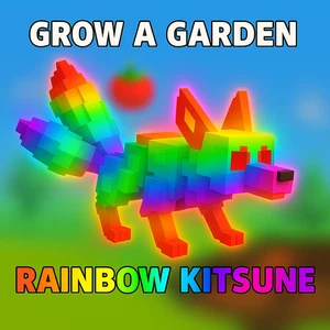 🔥 RAINBOW KITSUNE 🔥 GROW A GARDEN🪴 🎮ROBLOX (Super Fast Delivery🚀!) - Picture 1 of 1