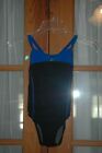 Czarny/Niebieski jednoczęściowy strój kąpielowy Młodzieżowa dziewczyna Fabrycznie nowy z metką 74 USD Speedo Powerplus FlyBack 8/24