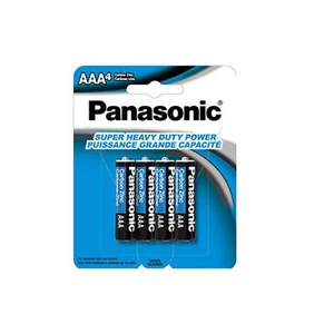 192-Pack AAA Panasonic Heavy Duty Batteries (48 Cards of 4) - Picture 1 of 1