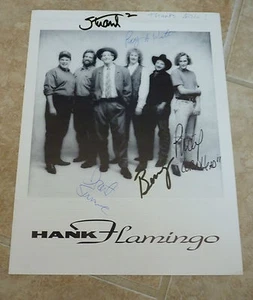 Hank Flamingo Música Country Firmado Autógrafo Promoción Volante 8x10 Personalizado - Imagen 1 de 3
