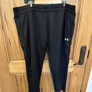 Under Armour Men's UA Command Warm-Up Pants 1360715-001 NWT Black 4XL - Picture 1 of 11