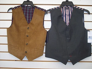 Boys $49.50 Tommy Hilfiger Gray Vest Sizes 16, 18 & 20 - Picture 1 of 3