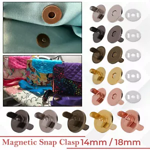 Cierres Magnéticos Botones Sujetadores para Chaquetas Abrigos Bolsos Ropa 14/18mm - Imagen 1 de 61