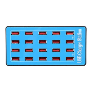 Multi Level Protections 20 Port USB Hub 20A 5V Large Output USB Charging Hot - Zdjęcie 1 z 12