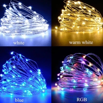 50 -200 LEDS USB LED Fairy String Lights Christmas Wedding Party Home Decor - Image 1 of 4