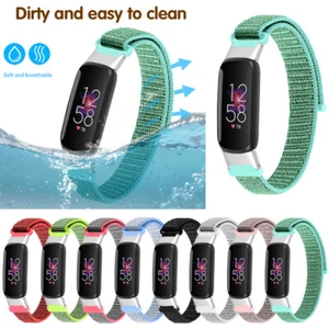 For Fitbit Luxe Replacement Band Adjustable Sports Woven Nylon Loop Strap Band - Picture 1 of 18