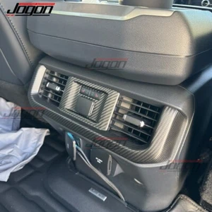 Matte Carbon For Ford F150 Raptor Limited 2021+ Rear AC Air Condition Vent Trim - Picture 1 of 10