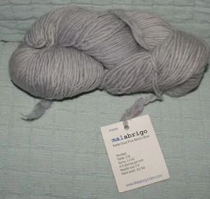 Chunky Malabrigo Yarn 6083 Polar Morn Gray Crochet Knit Craft Merino Wool - Picture 1 of 4