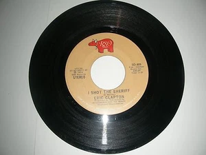 Eric Clapton - I Shot The Sheriff    RSO Records   VG 1974 - Picture 1 of 4