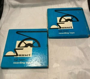 Vintage Sunset #1200 High Fidelity Reel to Reel Recording Tape 1200 Feet 1.5 MM - Picture 1 of 8