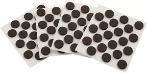 3/8" round Self-Stick Felt Pads, Brown (84 Pack) - Picture 1 of 12