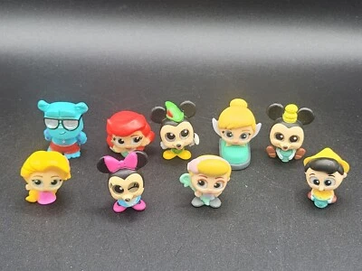 Lote de 9 Diversos Disney Doorables Mickey, Minnie, Ariel, Pinóquio, Sully - Imagem 1 de 4