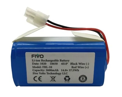 FIVO Replacement Battery for ILIFE A4, A4S, A6, V7, V7S, A9, A10 Robot Vacuum Cleaner