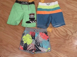 Gymboree Toddler Boys Swim Trunks Board Shorts Bathing Suit 3T ~~LOT OF 3~~ - Picture 1 of 2