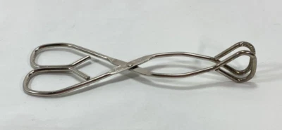 Vintage ECKO Stainless Steel Tongs 8" Long USA Grabber Kitchen Gadget - Image 1 of 3