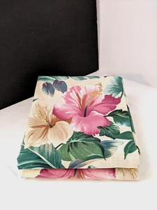 Interior Fabric Design Dupont Teflon Floral Material 3 Yards Vintage USA Vintage - Picture 1 of 6