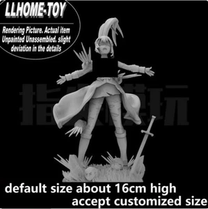 Game Darkness Injured Fight Resin 3D Print GK Figure DIY Model Unpainted - Picture 1 of 12