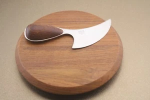 Dansk Int'l Denmark Torun Teak kleines Käsebrett und Messer Mid Century Modern - Bild 1 von 5