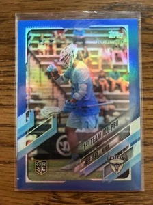 2021 Topps PLL Lacrosse JEFF TEAT, Card #31, Blue Holo Foil SSP RC 42/50 👀🥍🔥 - Picture 1 of 12