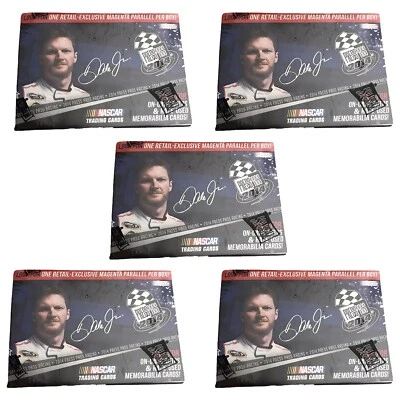 2014 NASCAR Press Pass Racing Blaster Box - Factory Sealed - Lot of 5 - Image 1 of 2